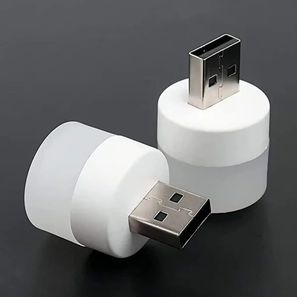 CUTE LED USB LIGHT - Mini USB led light for camping / night light - Led Light (White)